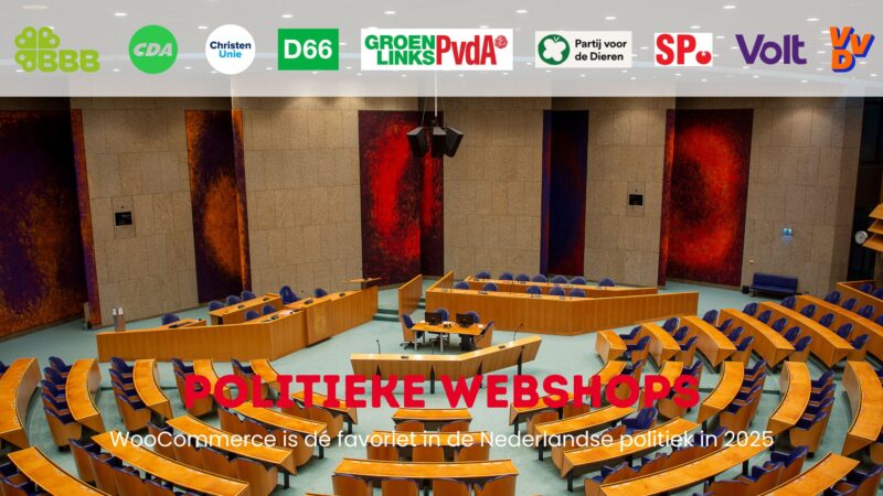 Webshops van politieke partijen